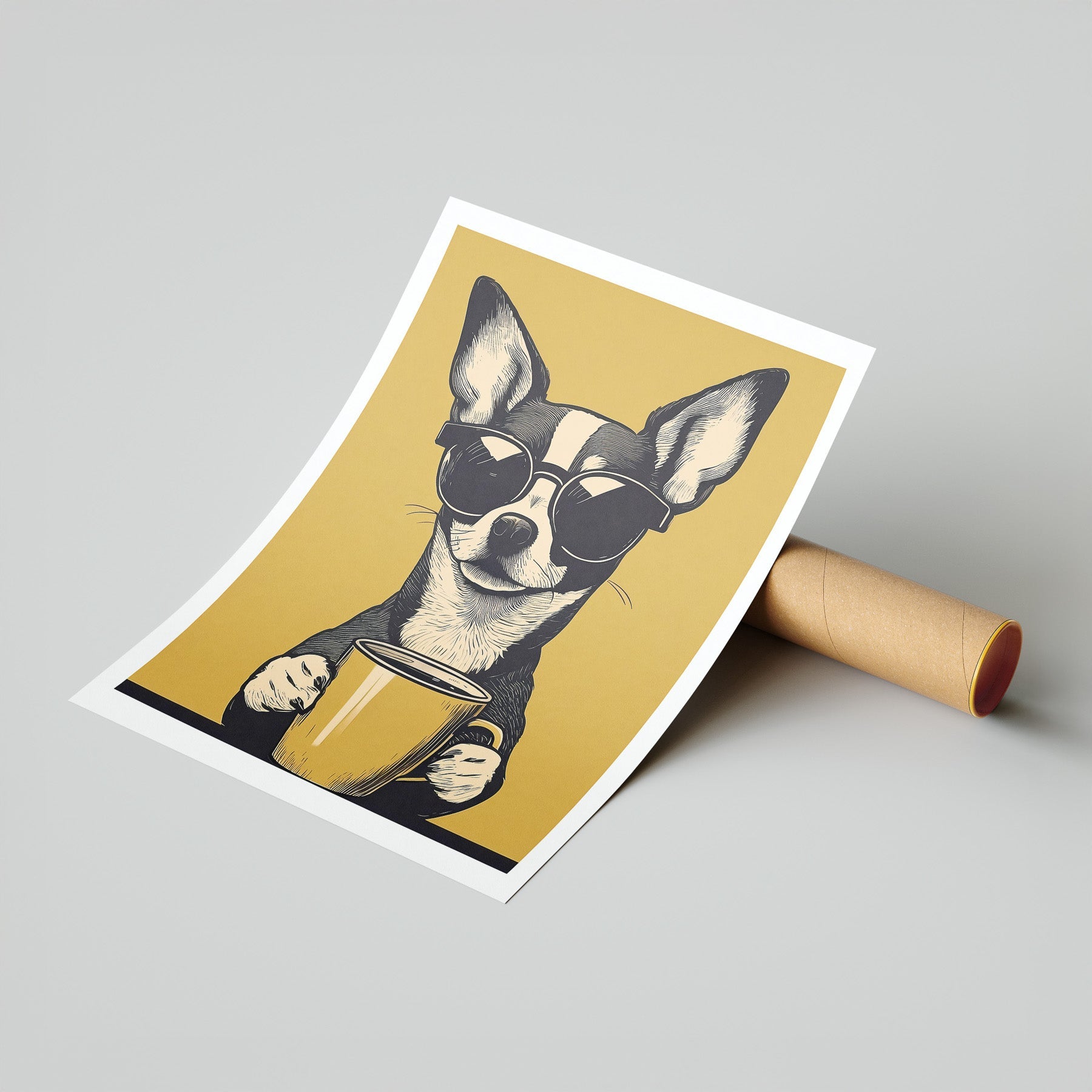 Chihuahua Chillin Coffee Dog image 7