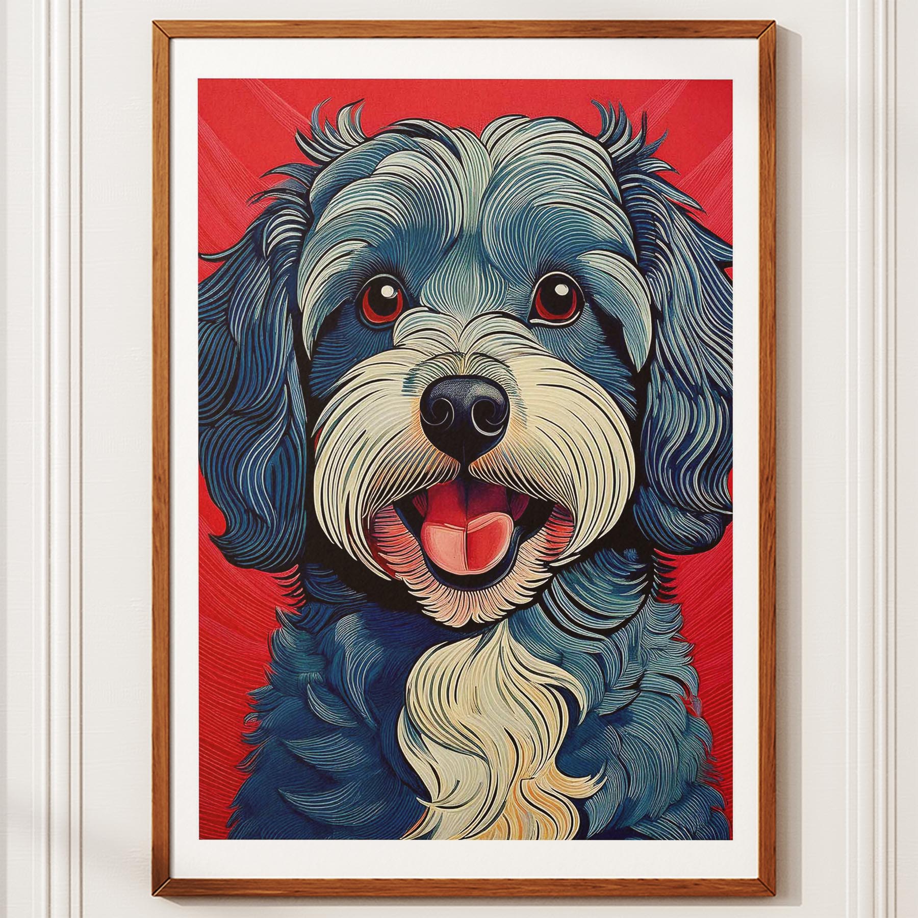 Havanese Hokusai Japanese Inspired Dog Series image 10