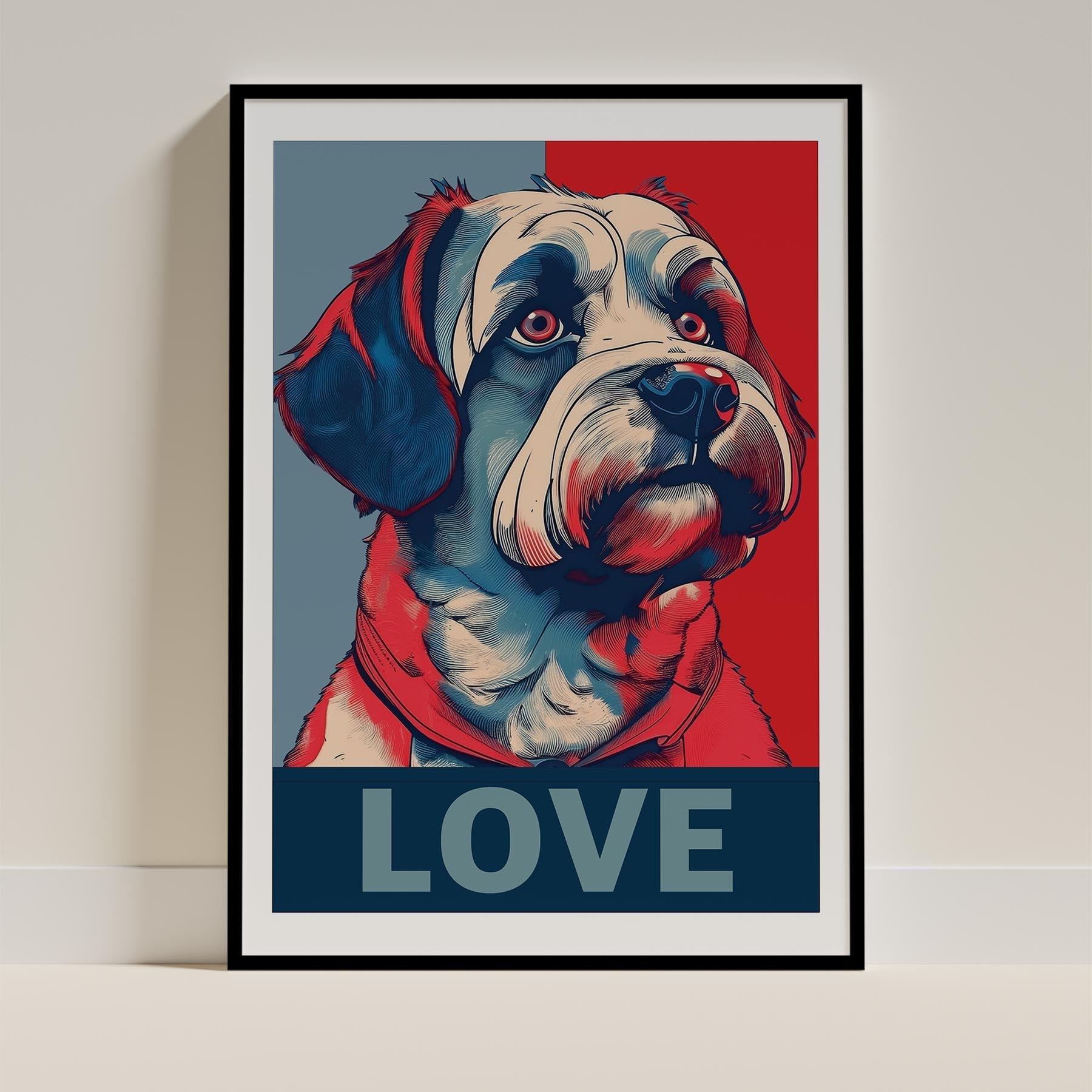 Havanese LOVE Series Inspired by the Obama Poster image 0