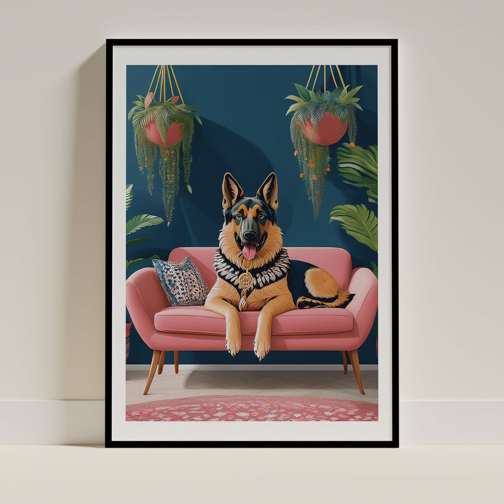 German Shepherd  Just Lounging Around image 0