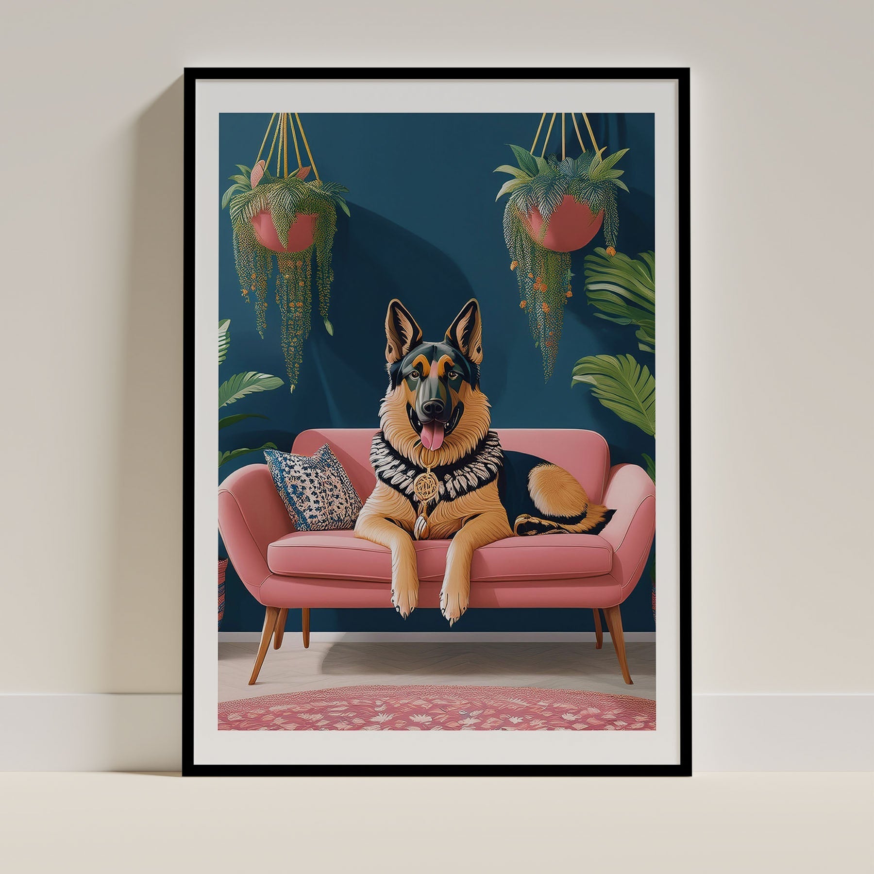 German Shepherd Dog Art Print Unframed Vol 2 | 7 Unique Designs | Wall Art Gift for Dog Lovers - Image 2 | Dogsy & Co