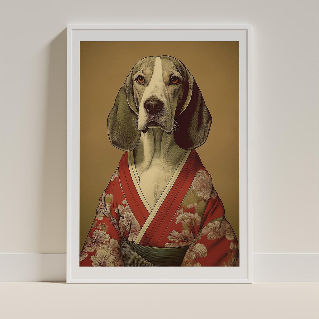 Basset Hound Japanse Kimono Dog Series image 9