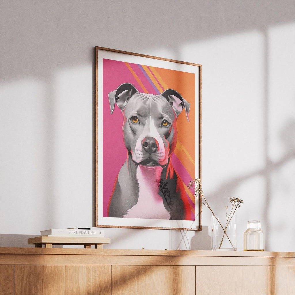 American Pitbull Terrier Modern Pop Dog Series image 5