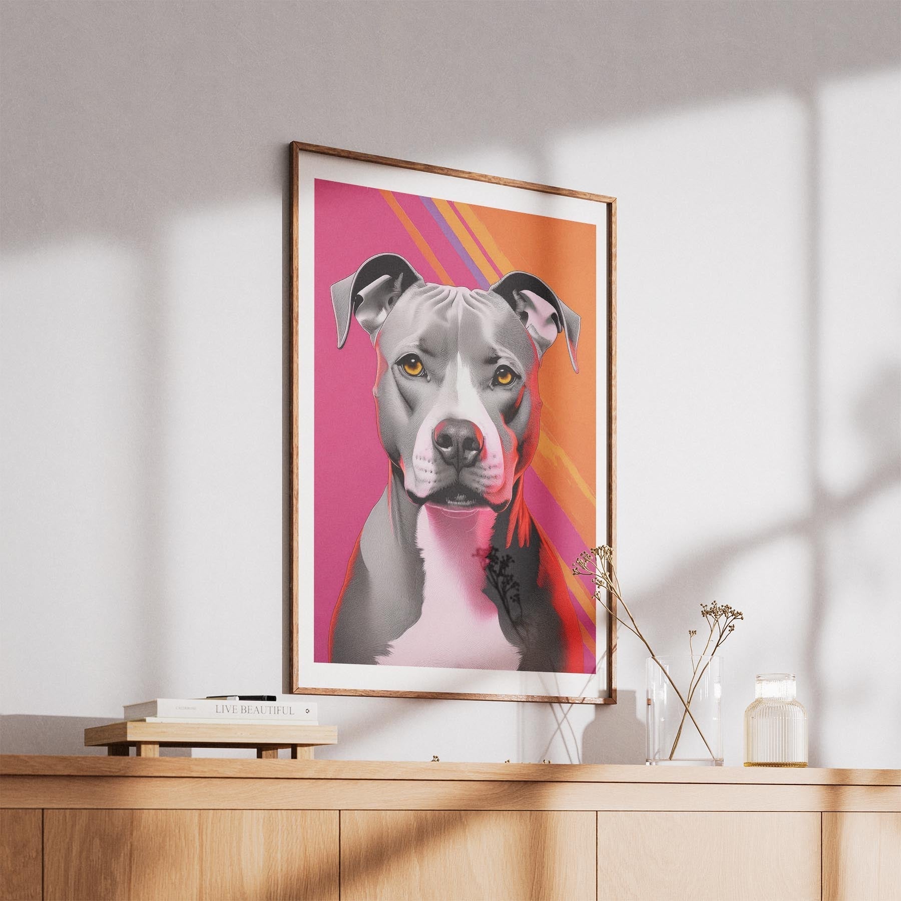 American Pitbull Terrier Modern Pop Dog Series image 5