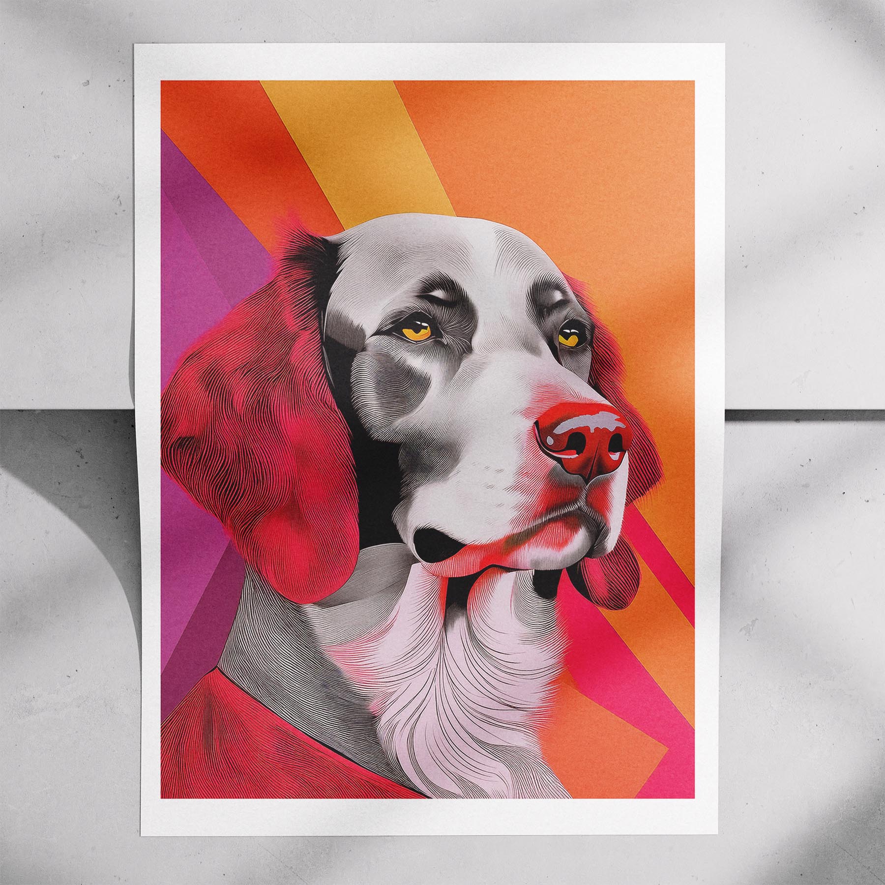 English Setter Modern Pop Dog Series image 7
