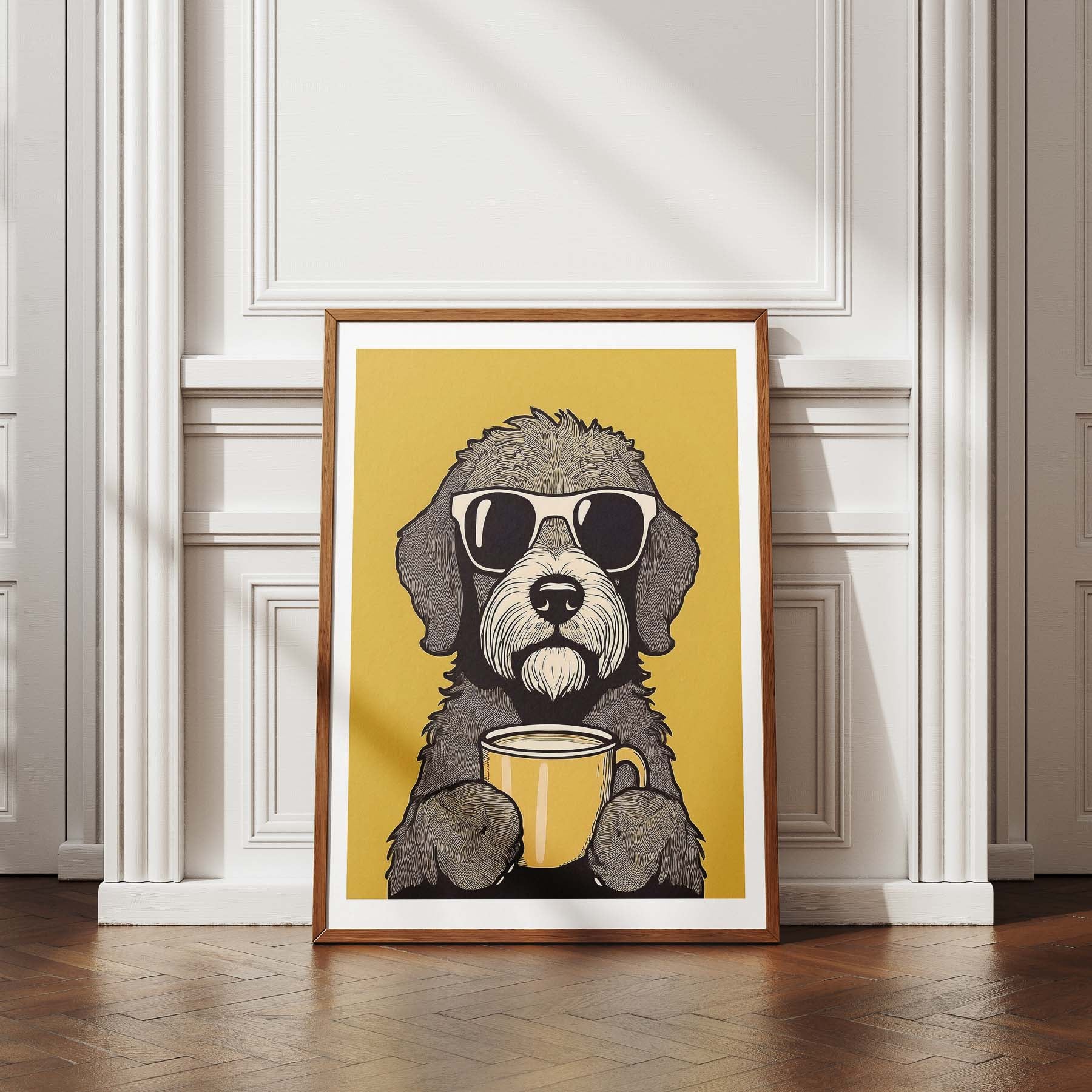 Labradoddle 2 Chillin Coffee Dog image 4