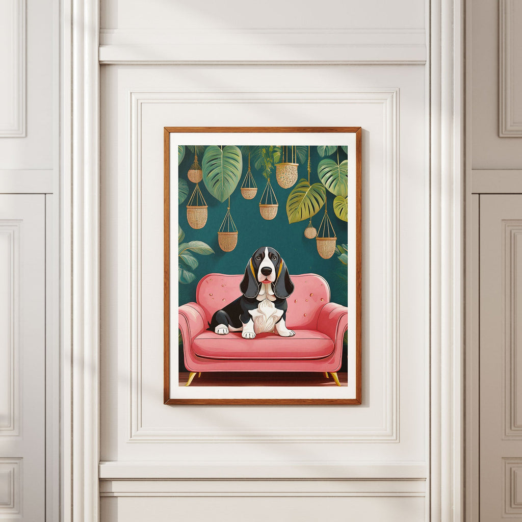 Basset Hound  Just Lounging Around image 2