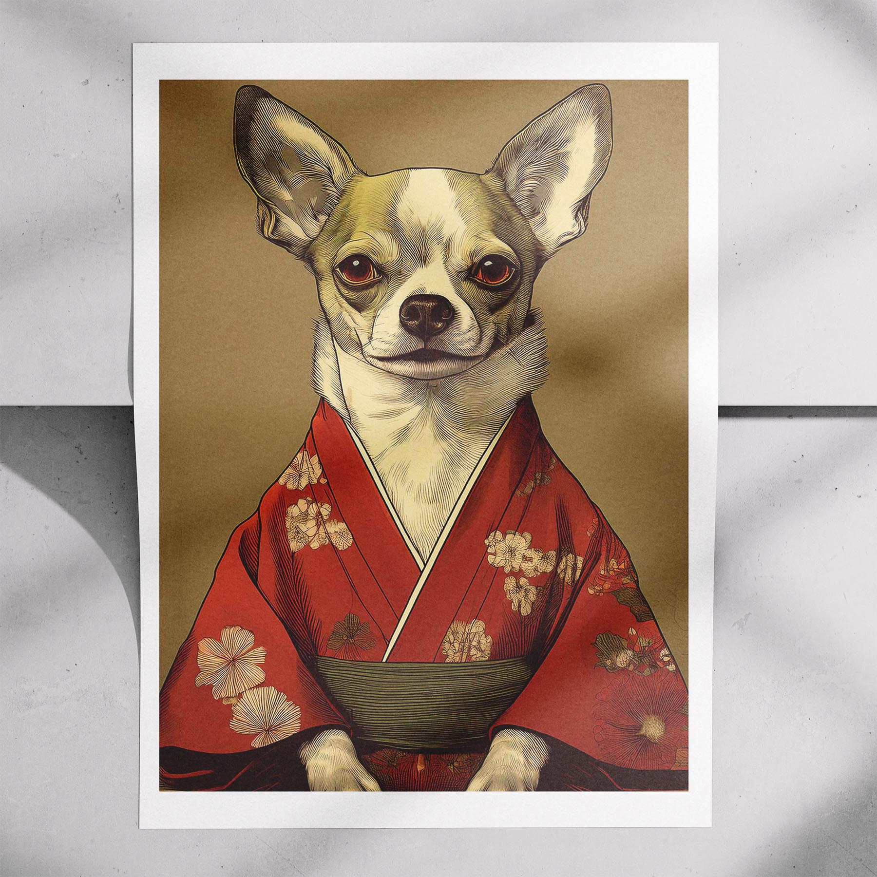Chihuahua Japanse Kimono Dog Series image 7