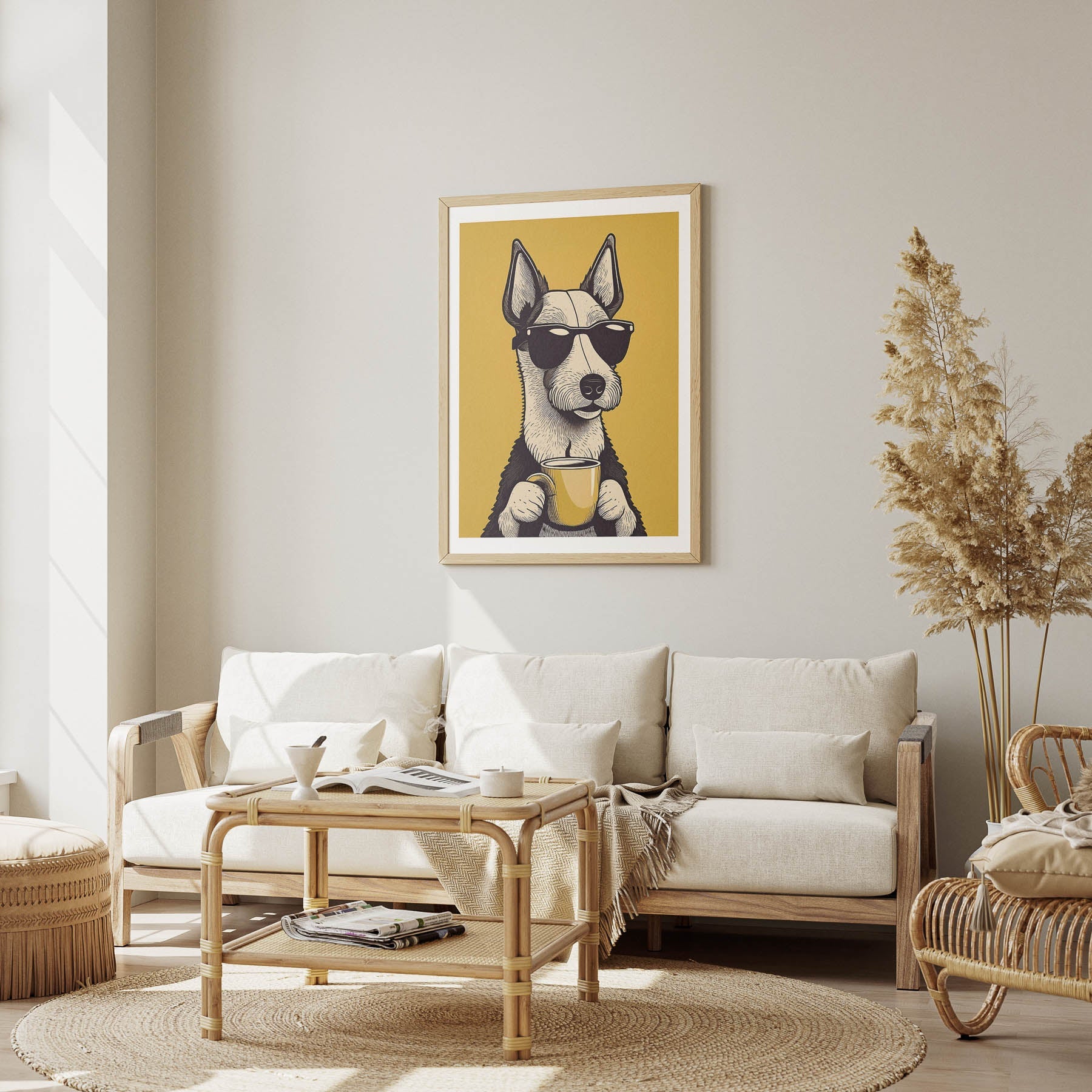 Fox Terrier 1 Chillin Coffee Dog image 1