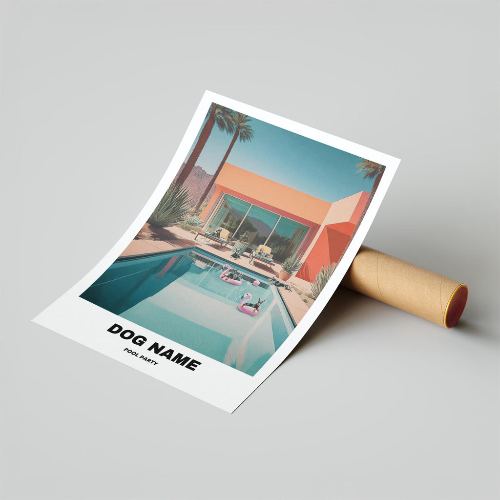 Doberman Custom Pool Party WITH TEXT image 6