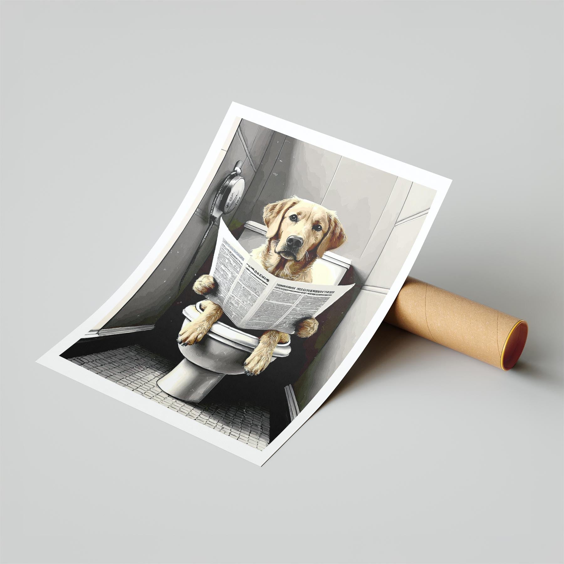 Labrador Retriever Toilet Humour Dog Series 3 image 6