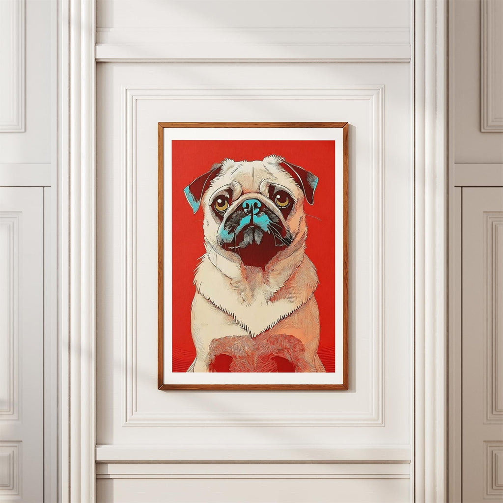 Pug Red Dog Series image 3