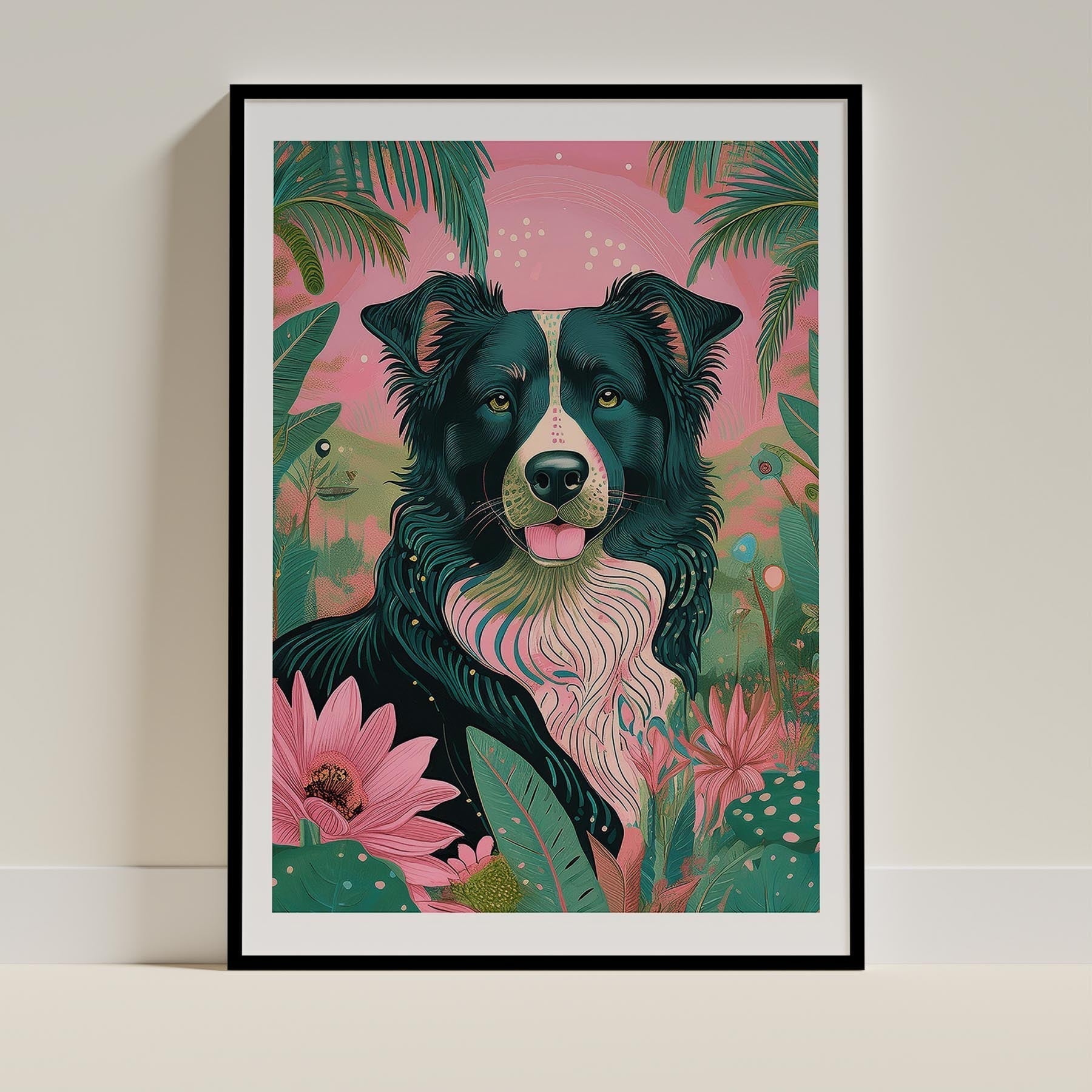 Border Collie Dog Art Print Unframed Vol 2 | 11 Unique Designs | Wall Art Gift for Dog Lovers - Image 6 | Dogsy & Co