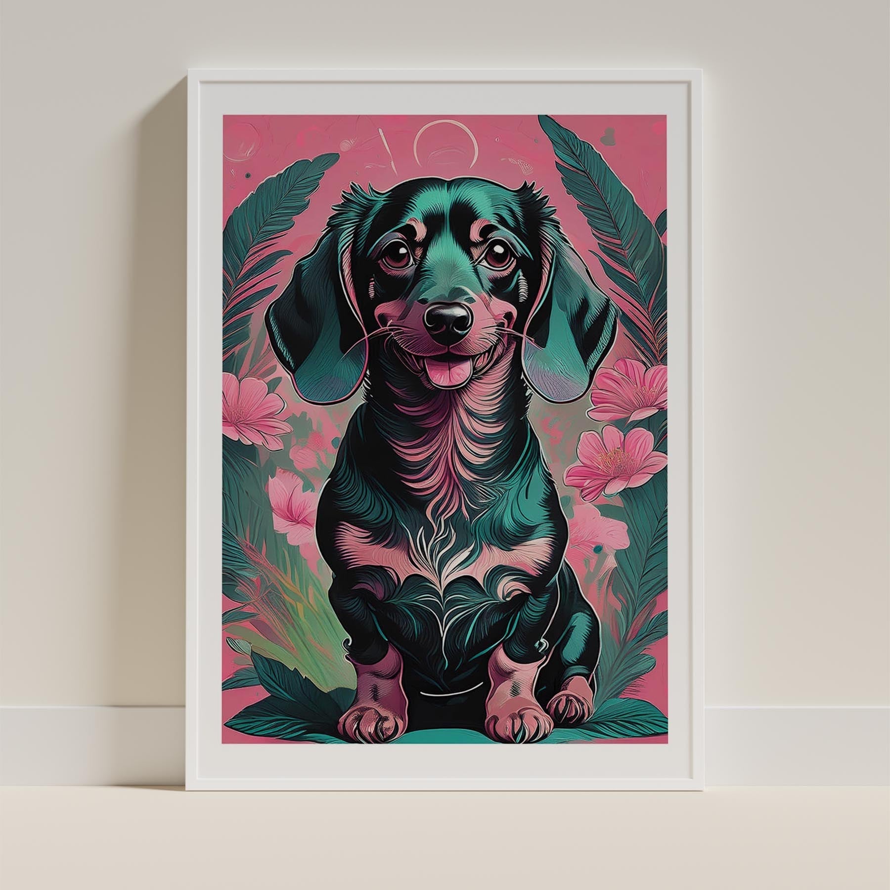 Dachshund Flowery Dog image 9