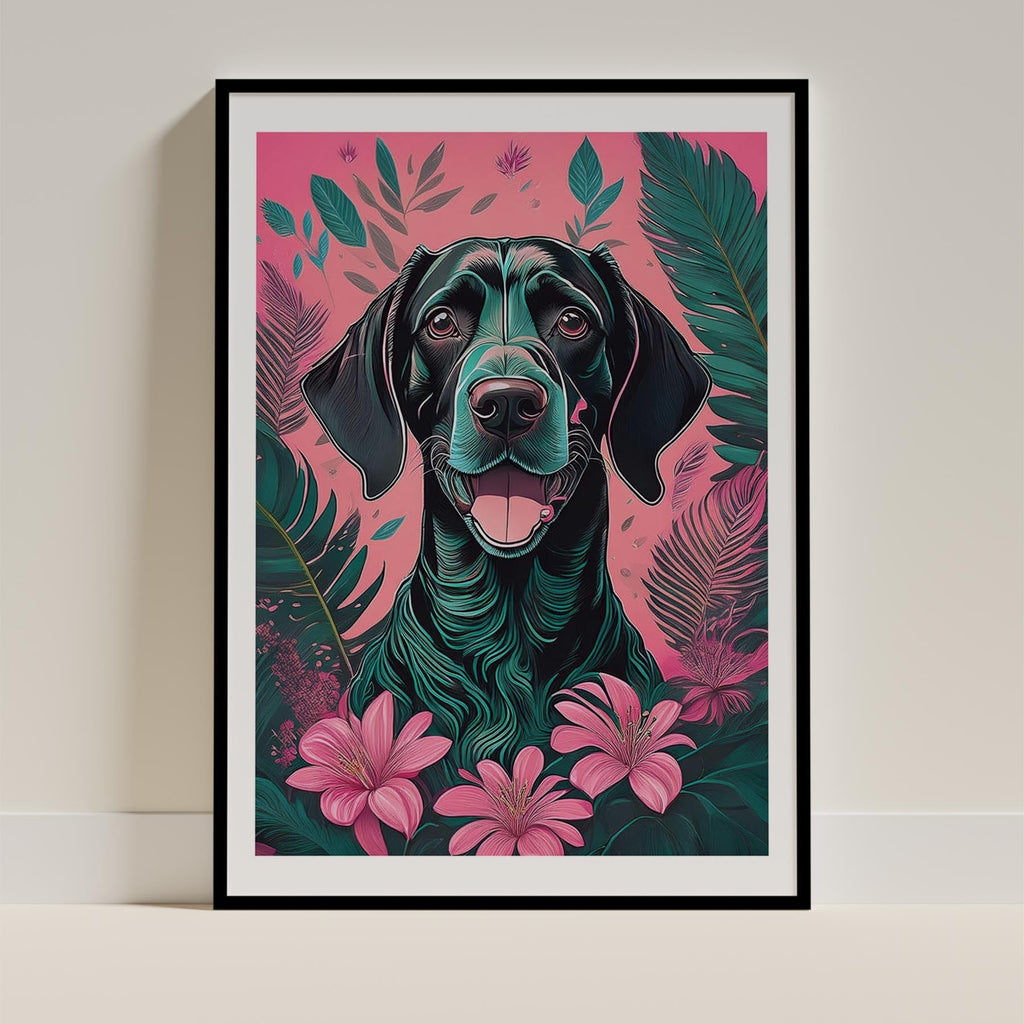 German Pointer Flowery Dog image 11