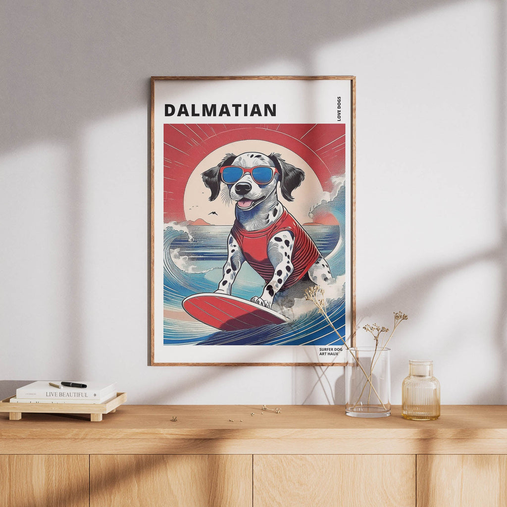 Dalmatian Hokosai Surfer Dogs 1 image 8