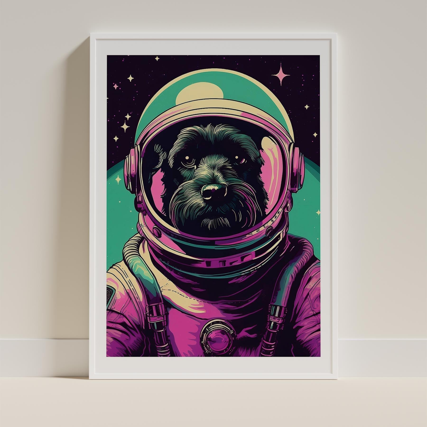 Black Russian Terrier Space Dogs Series image 9