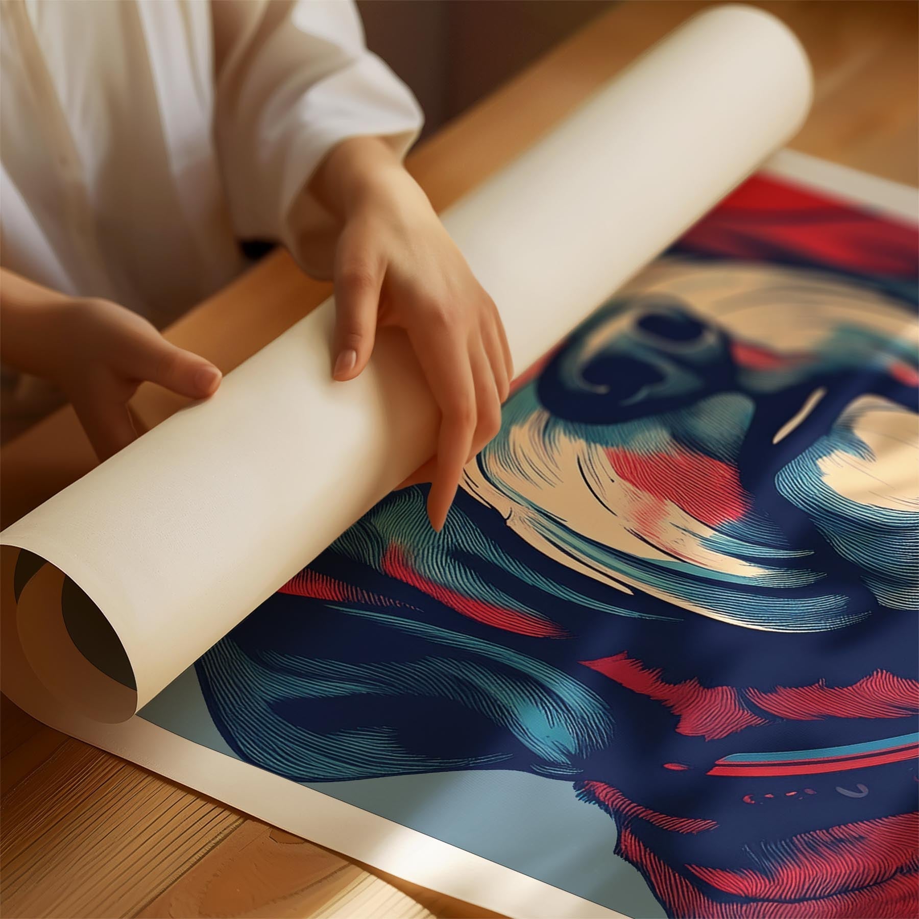 Old English Sheepdog HOPE Series Inspired by the Obama Poster image 1