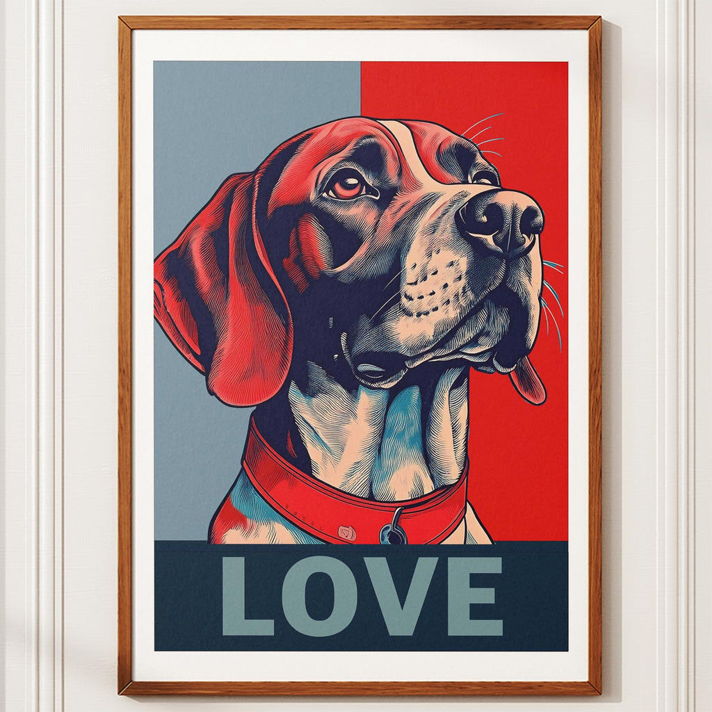 English Pointer LOVE Series Inspired by the Obama Poster image 10
