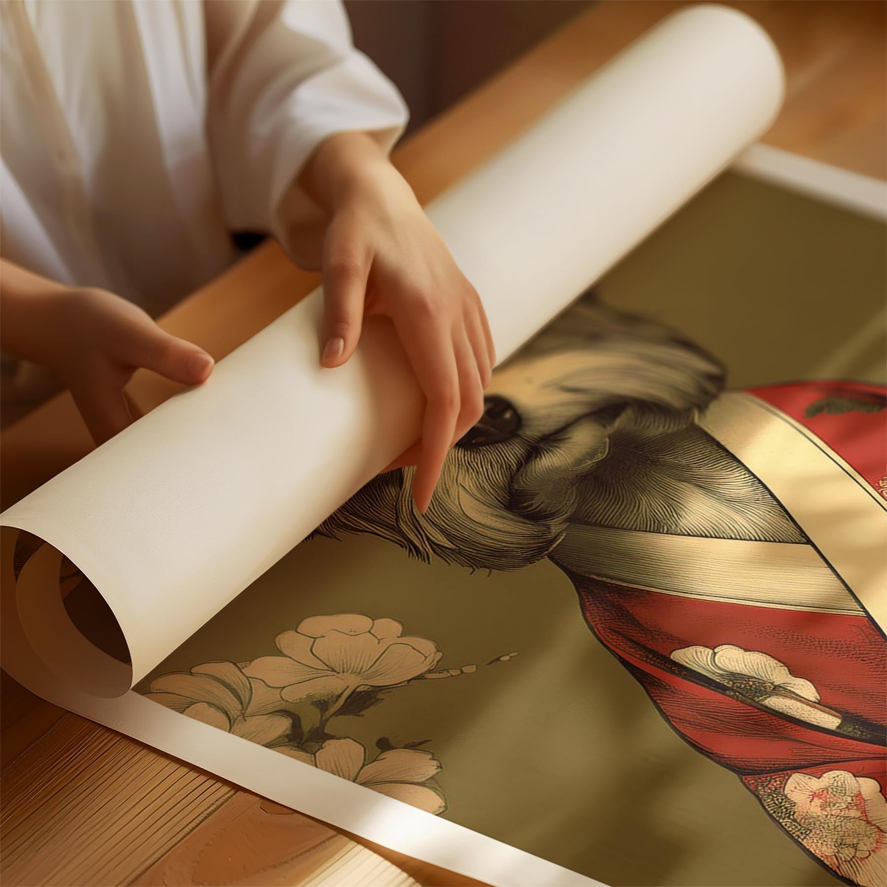 Yorkshire Terrier Japanse Kimono Dog Series image 1