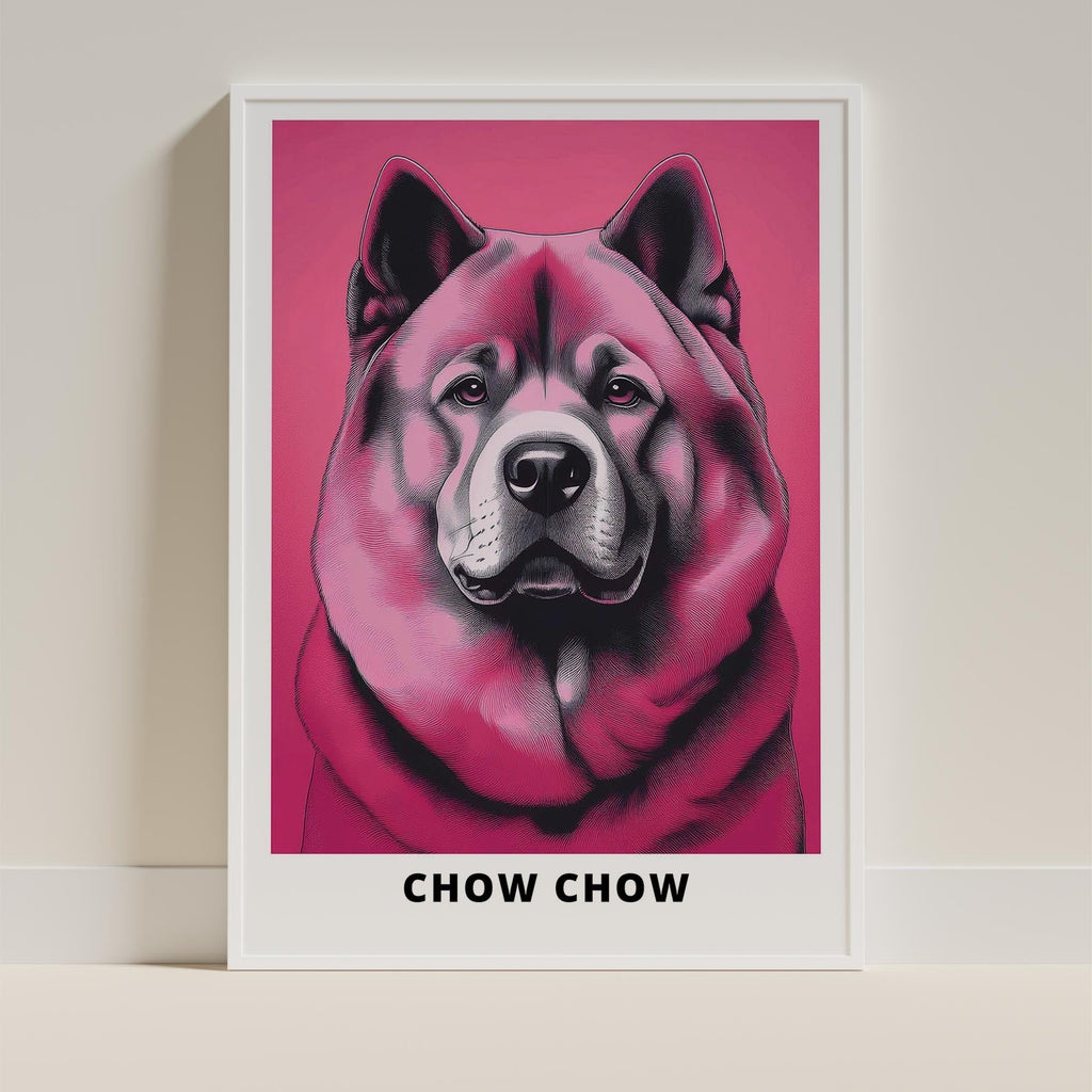 Chow Chow Pink and Black Dog Series 1 image 9