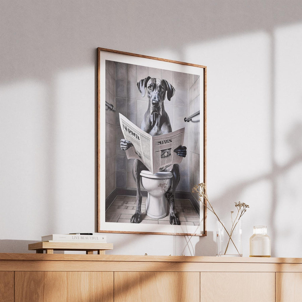 Great Dane Toilet Humour Dog Series 1 image 5