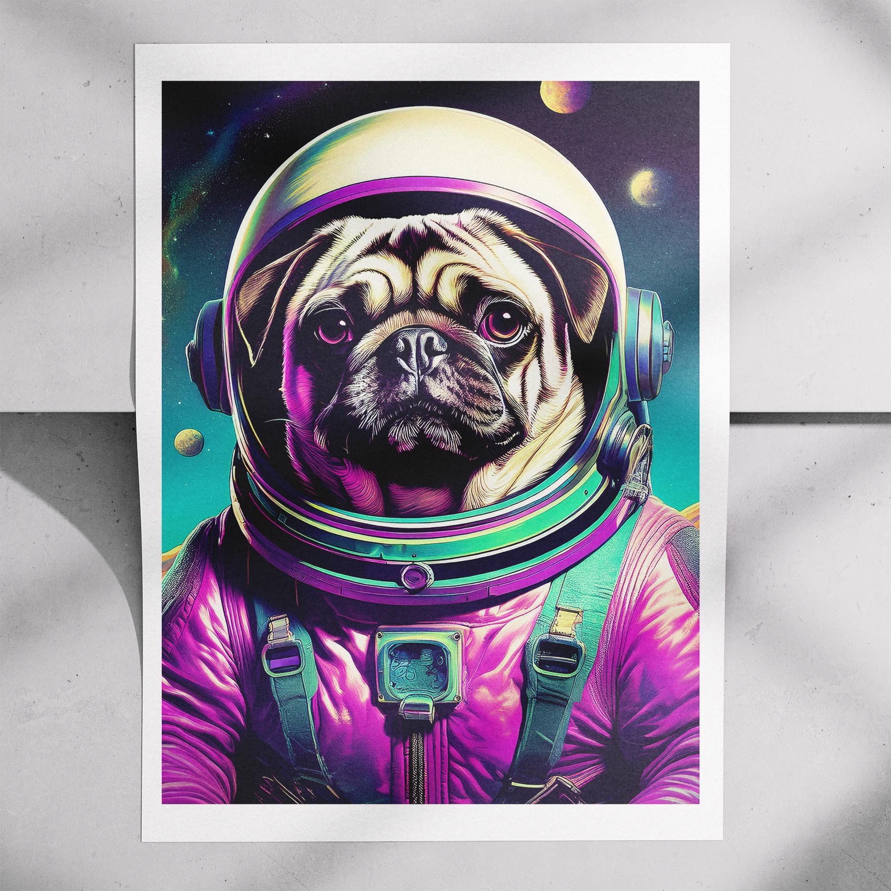 Pug Space Dogs Series image 7