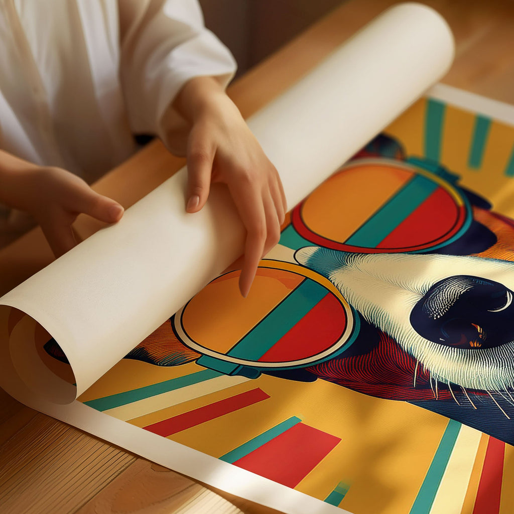 Fox Terrier In Colourful Sunnies 2 image 3