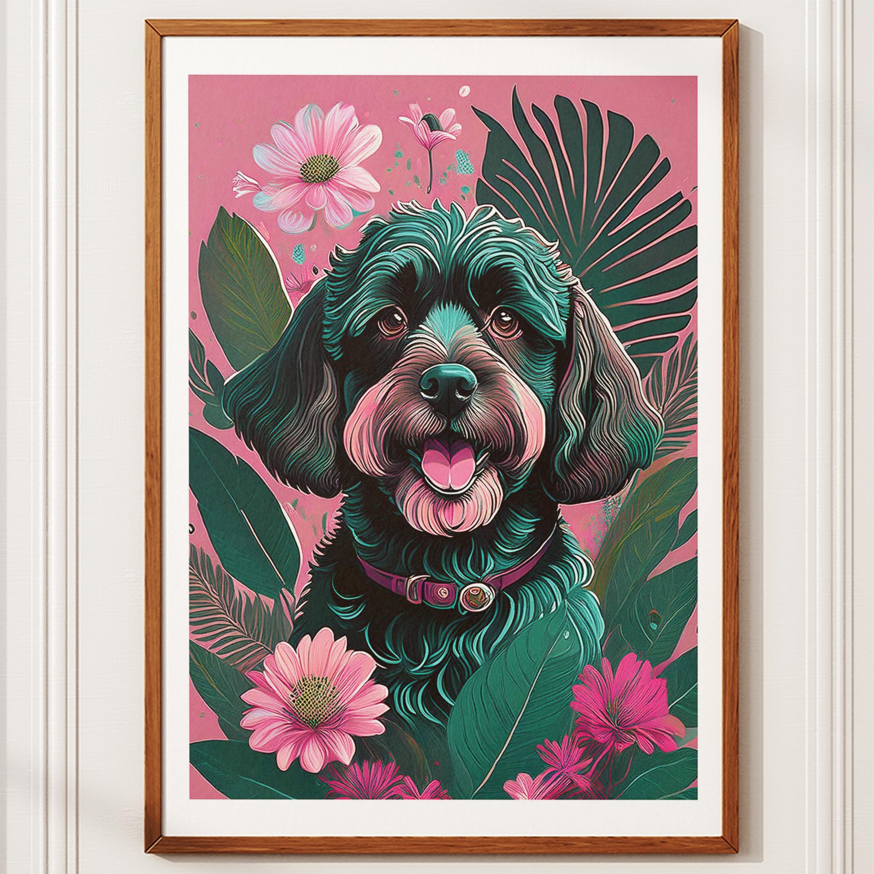 Cavoodle Flowery Dog image 10
