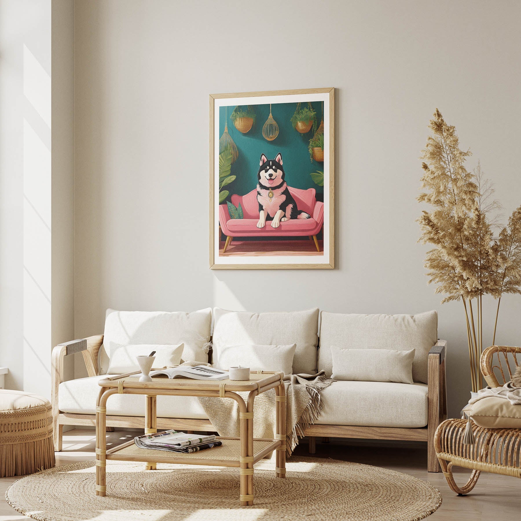 Alaskan Malamute Just Lounging Around image 1