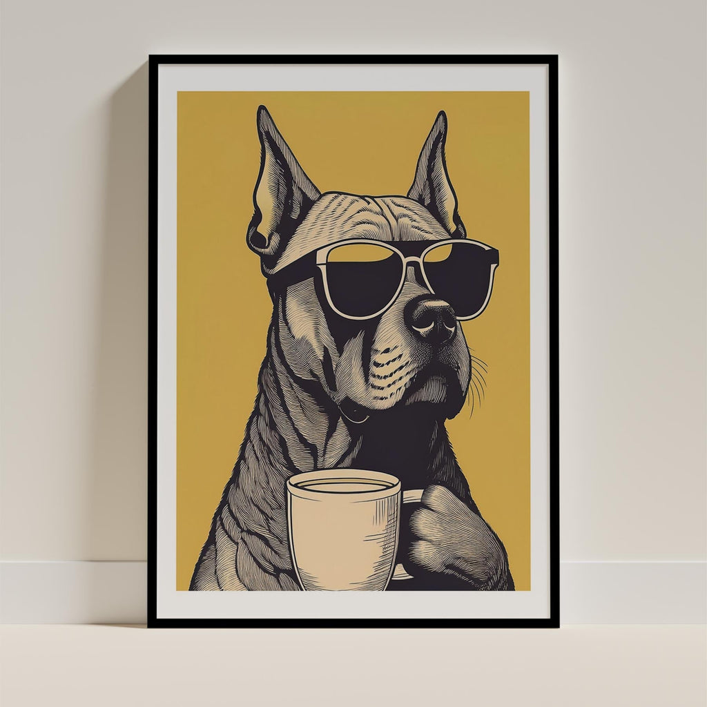 Dogue De Bordeaux Chillin Coffee Dog image 11