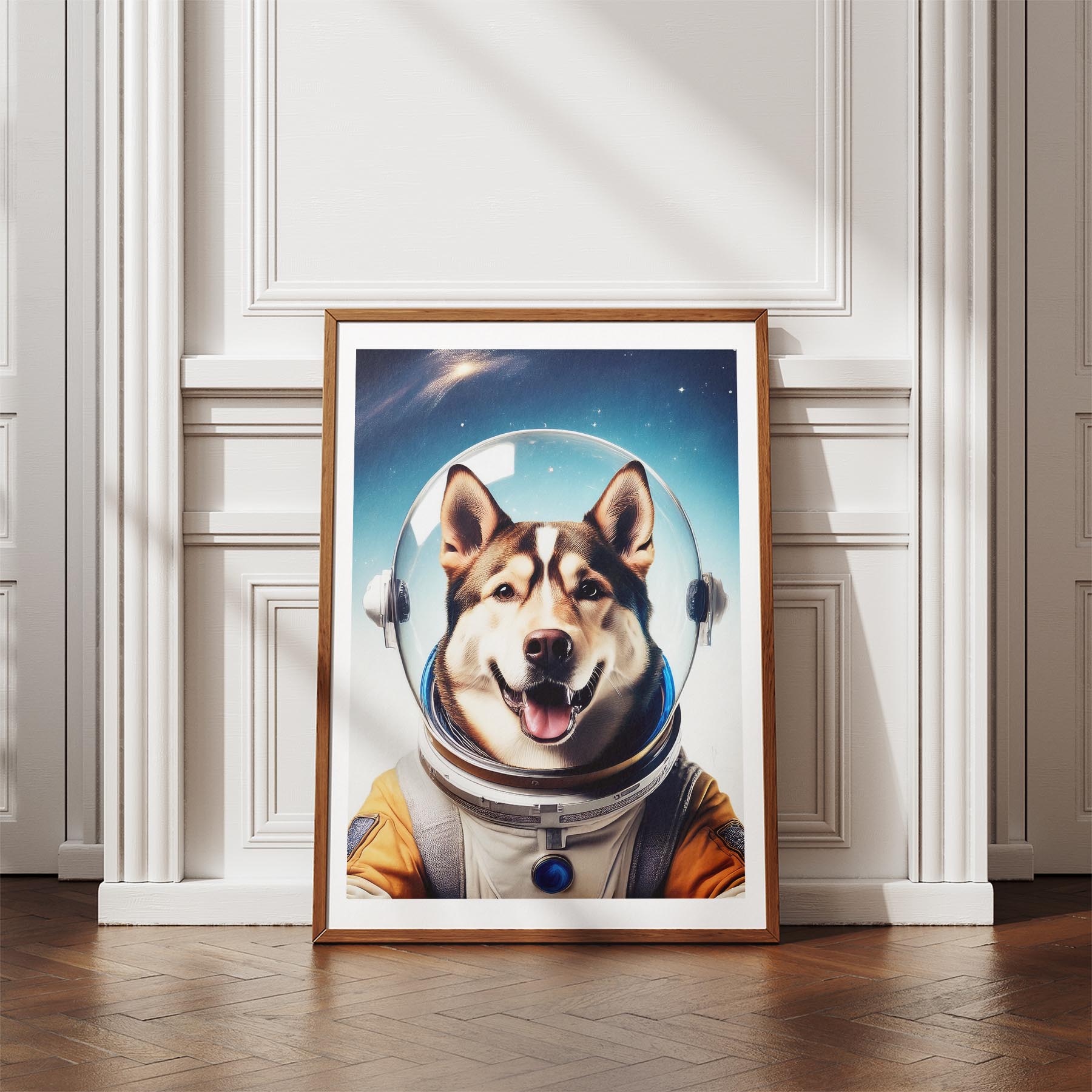Siberian Husky Astronaut Dog Series image 4