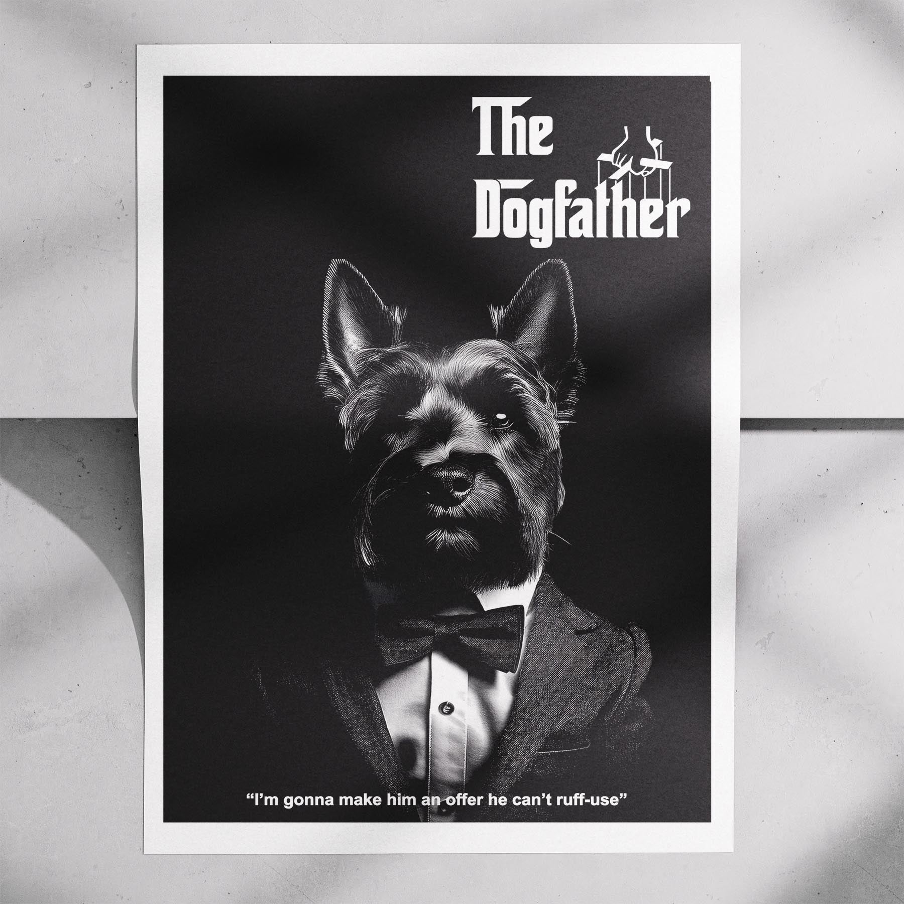 Scottish Terrier Mafia Dog Series image 7