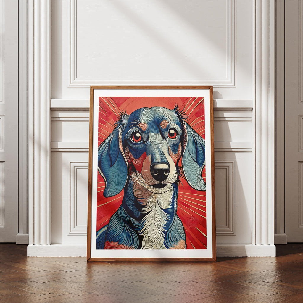 Dachshund Hokusai Japanese Inspired Dog Series 1 image 4