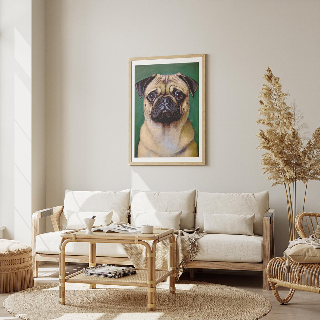 Pug Green Painted Series image 2