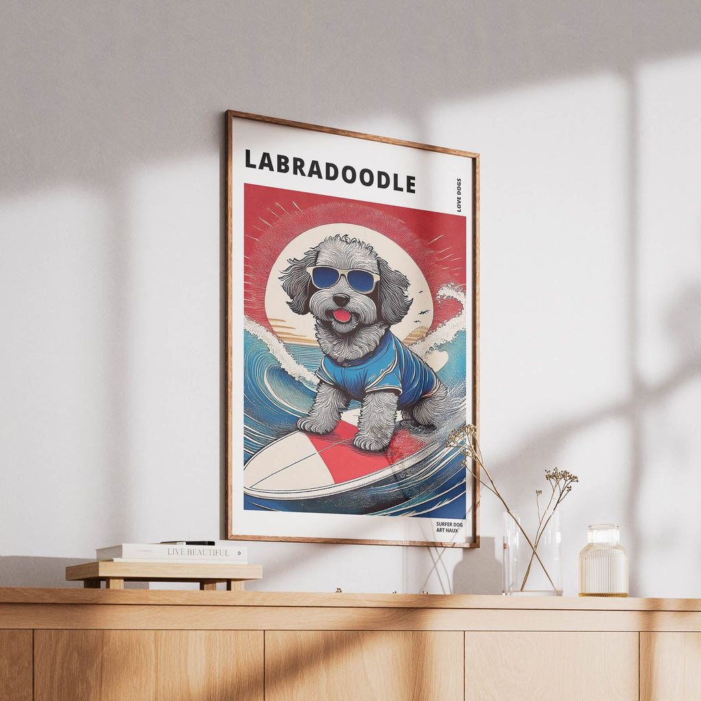 Labradoodle Hokosai Surfer Dogs 1 image 6