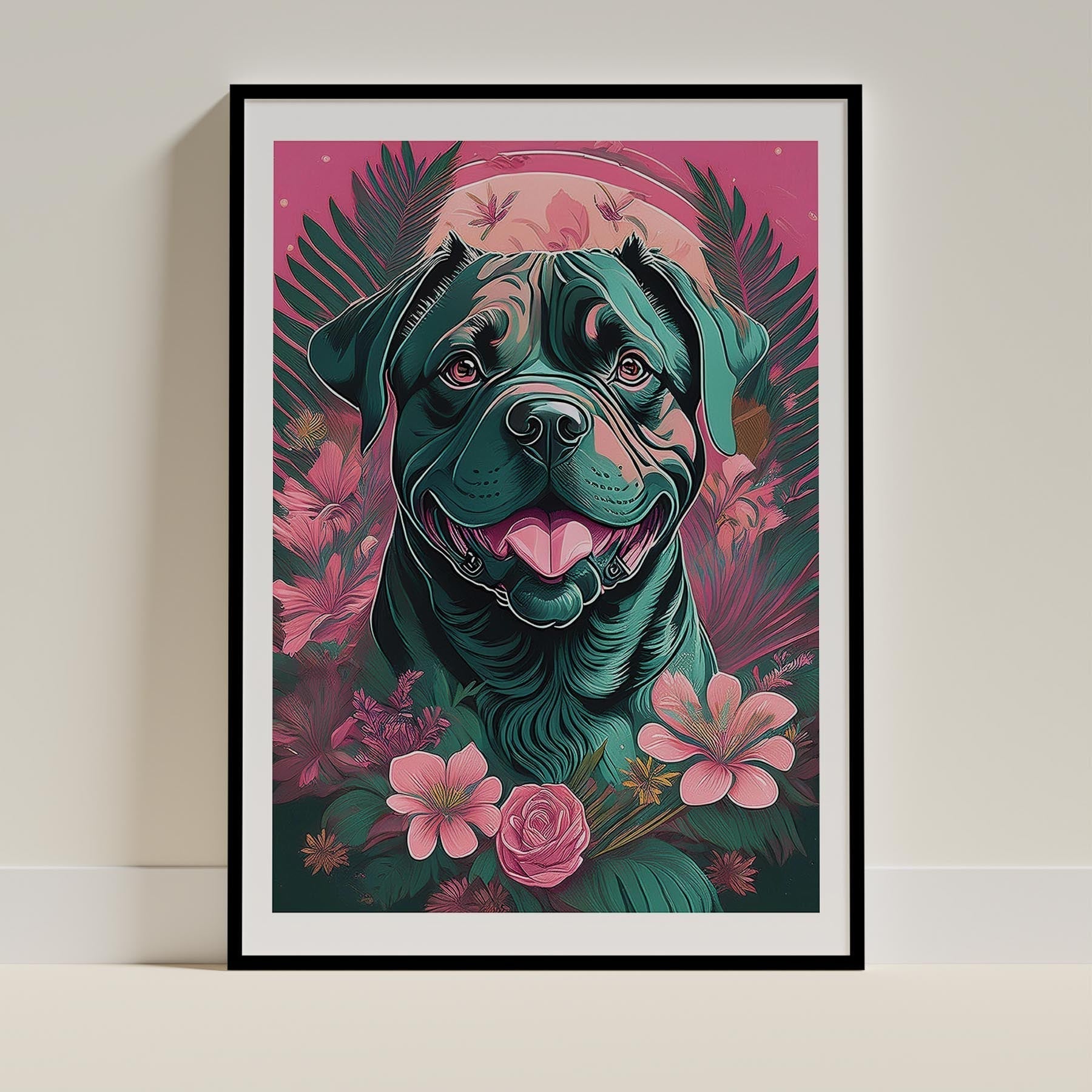 Dogue De Bordeaux Dog Art Print Unframed Vol 2 | 5 Unique Designs | Wall Art Gift for Dog Lovers - Image 2 | Dogsy & Co