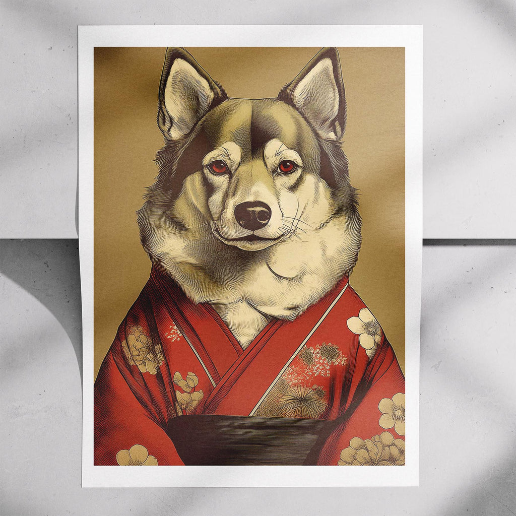 Finnish Lapphund Japanse Kimono Dog Series image 7