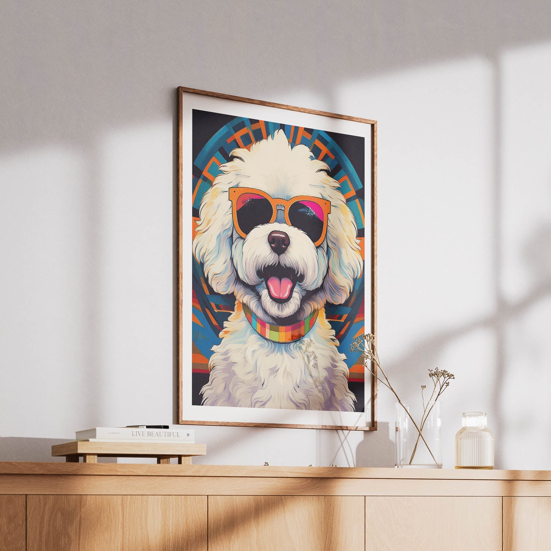 Bichon Frise In Colourful Sunnies 2 image 6