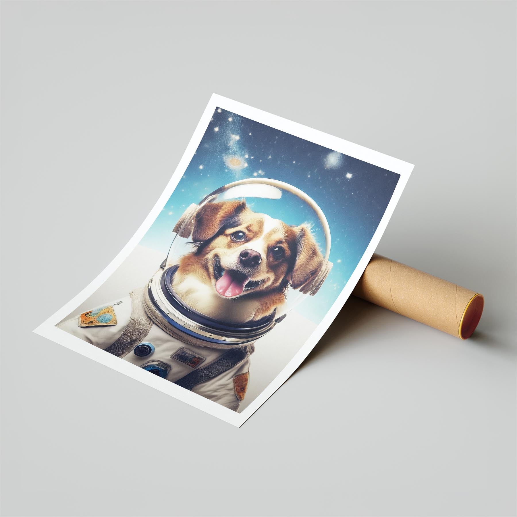 Papillon Astronaut Dog Series image 6