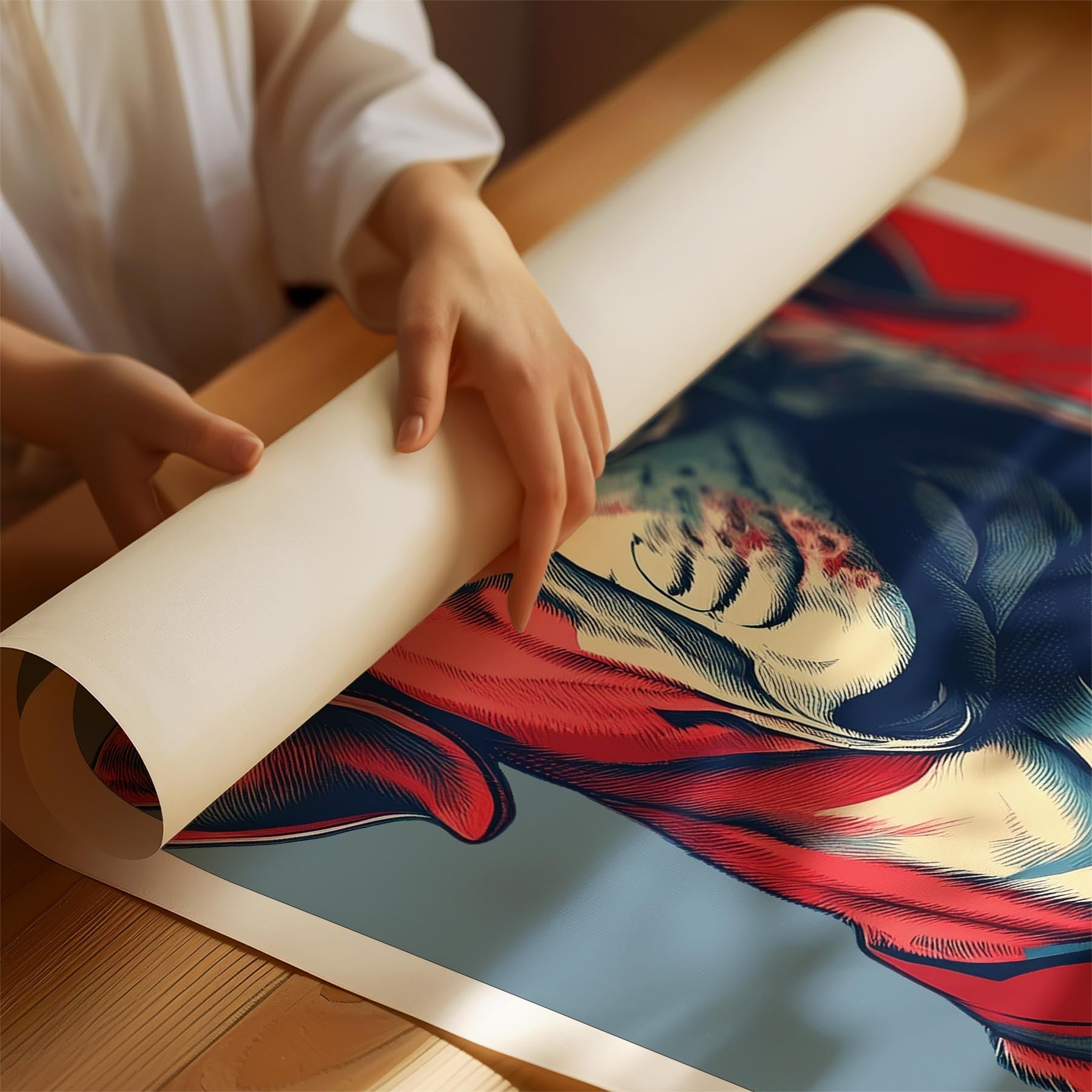 Neapolitan Mastiff LOVE Series Inspired by the Obama Poster image 1