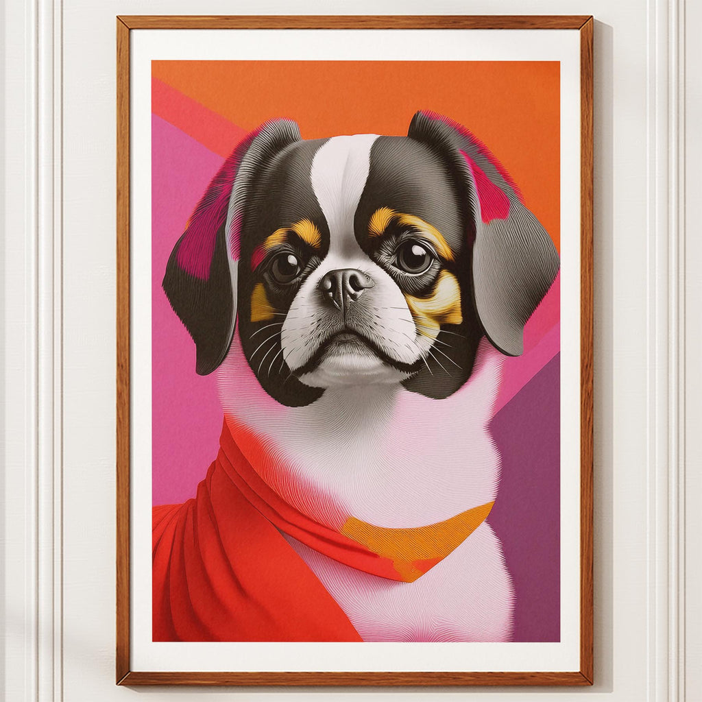 Japanese Chin Modern Pop Dog Series image 10