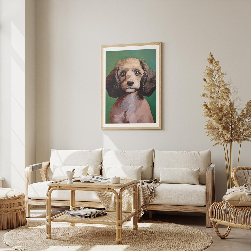 Cavoodle Green Painted Series image 2