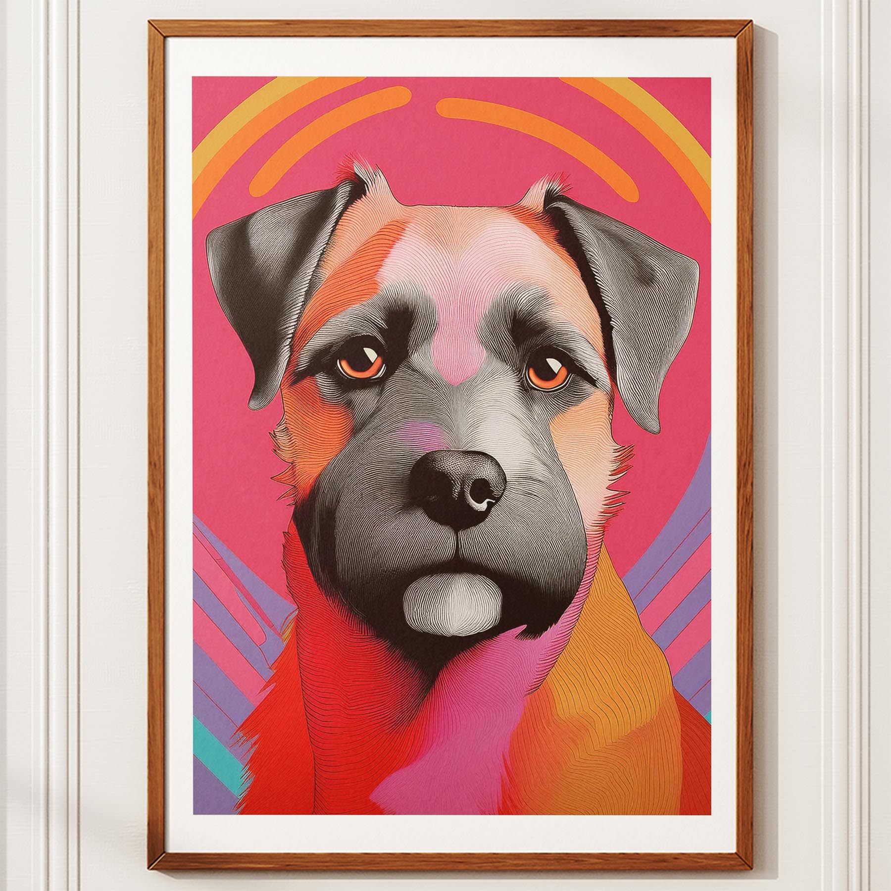 Border Terrier Modern Pop Dog Series image 10