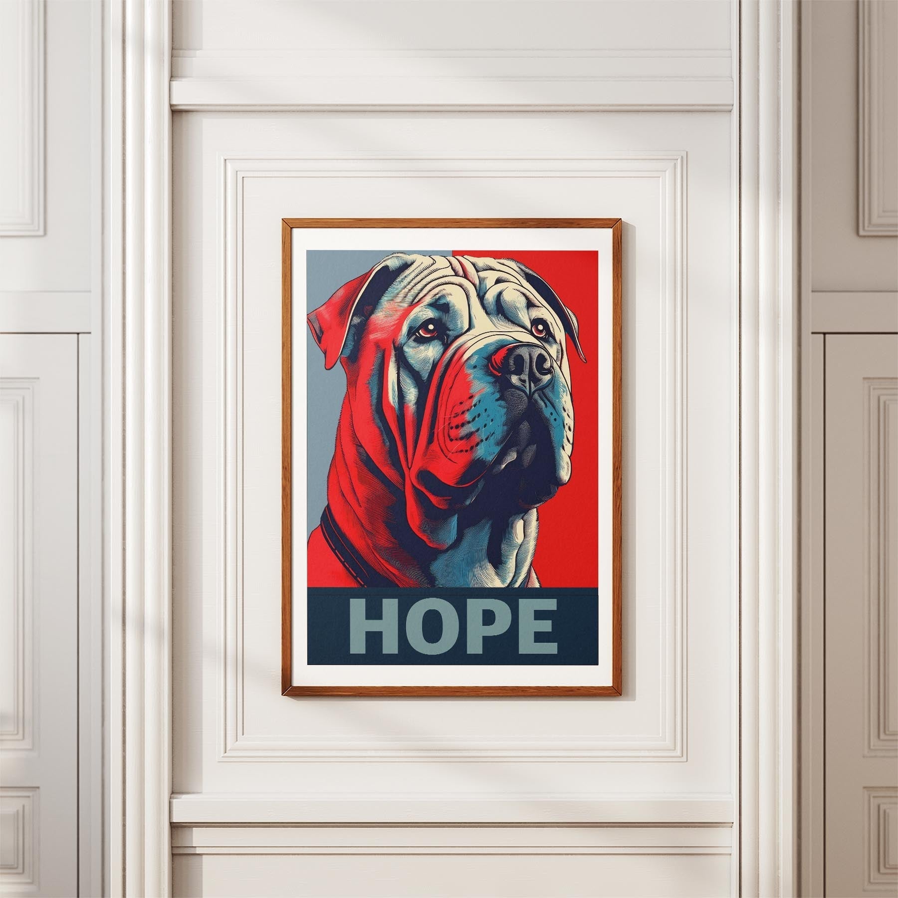 Shar Pei HOPE Series Inspired by the Obama Poster image 3