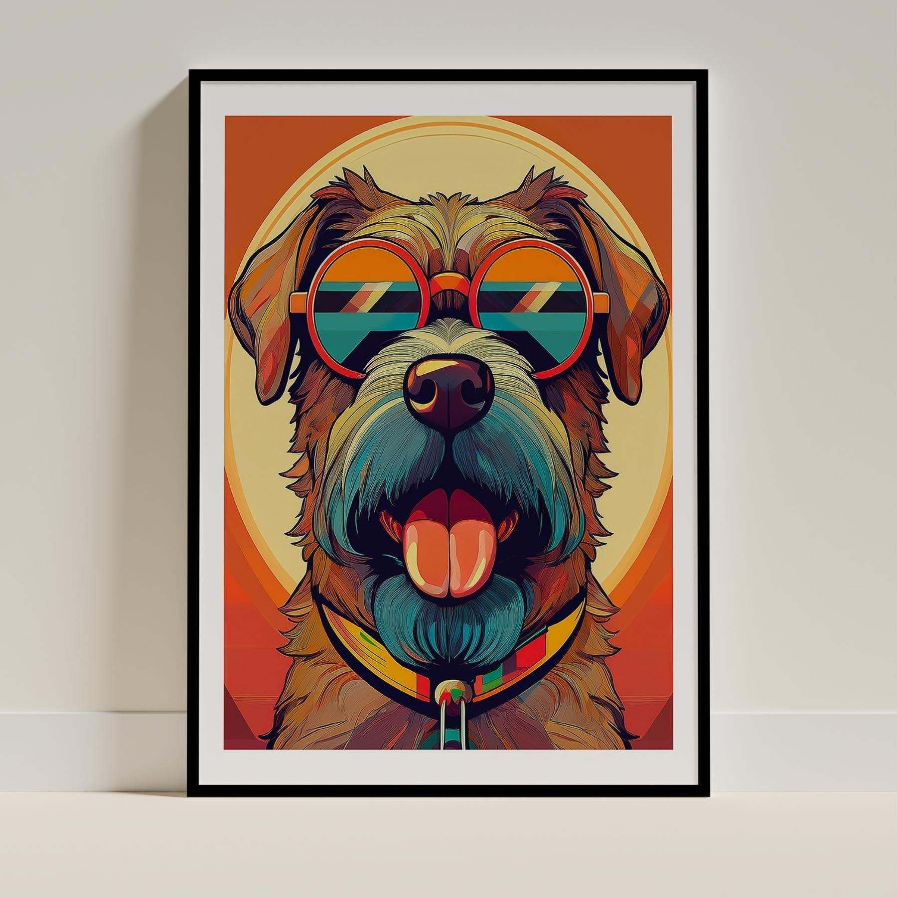 Irish Terrier Dog Art Print Unframed Vol 1 | 11 Unique Designs | Wall Art Gift for Dog Lovers - Image 11 | Dogsy & Co