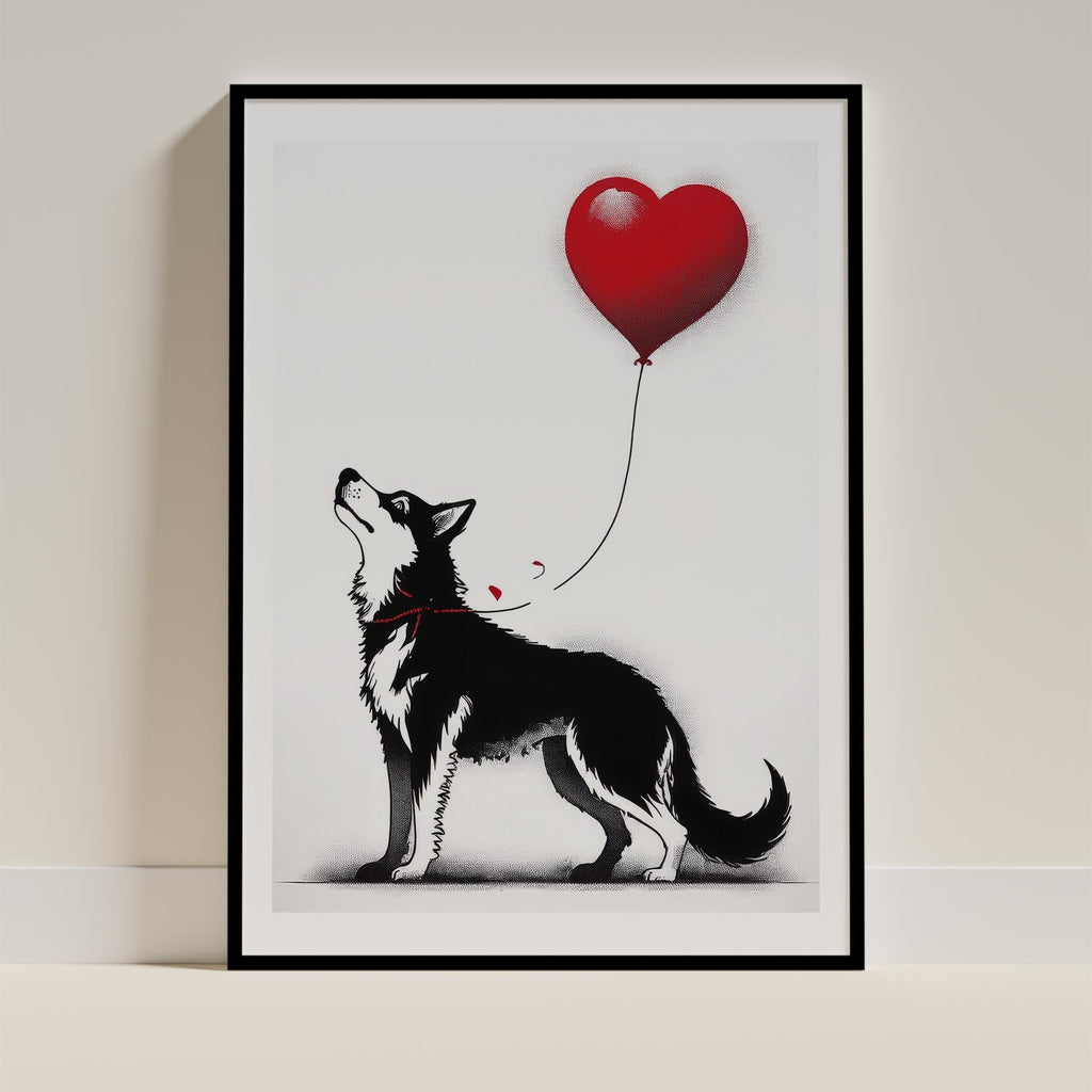 Siberian Husky DOGSY Series inspired by the Art of Banksy image 11