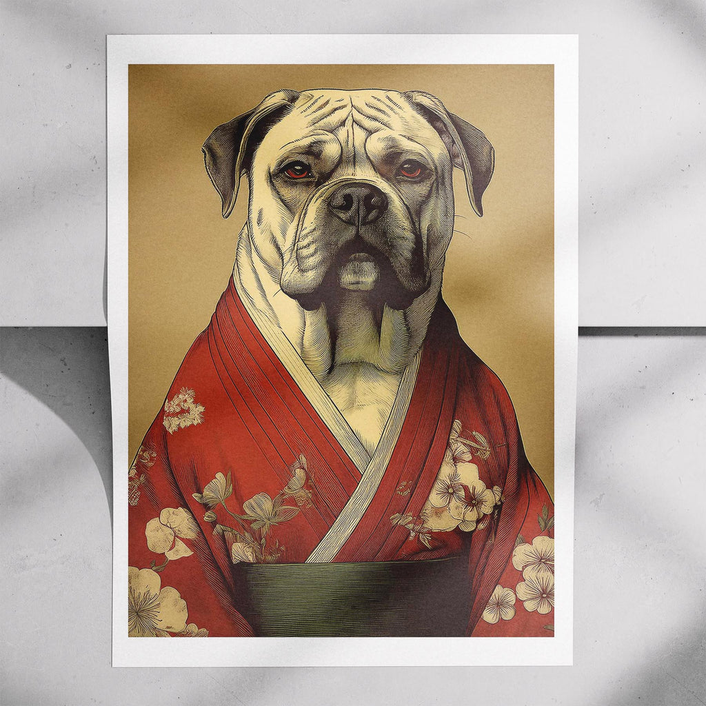 Bullmastiff Japanse Kimono Dog Series image 7