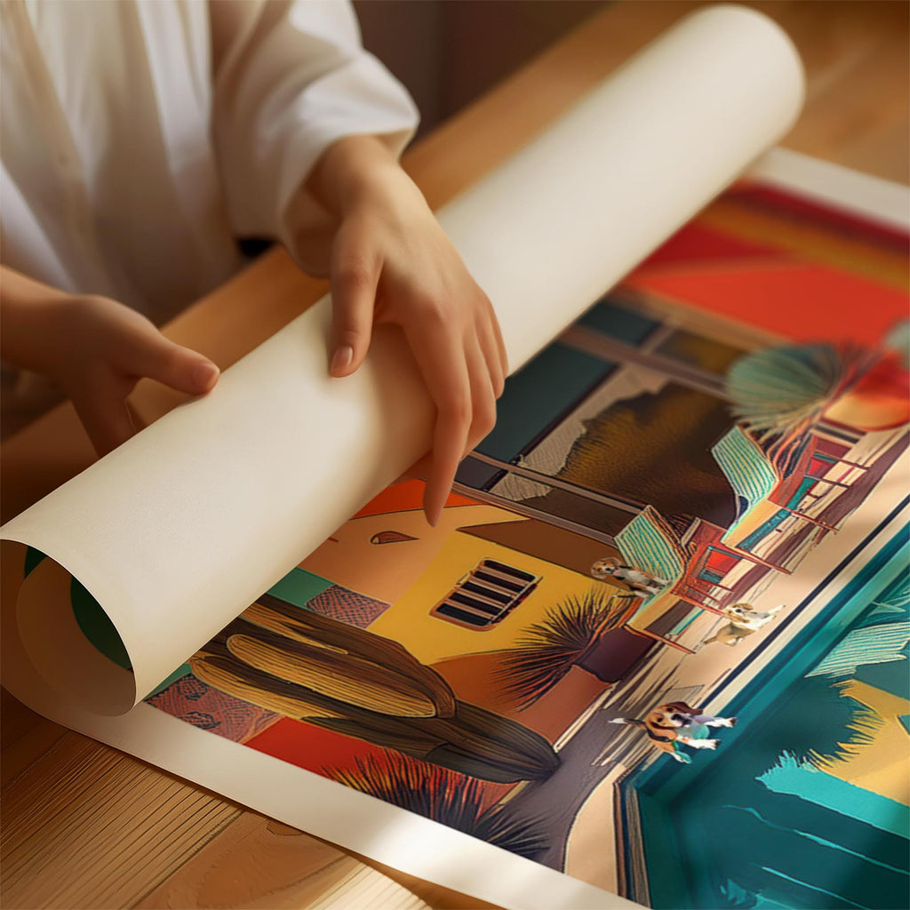 Beagle Custom Pool Party WITH TEXT image 1