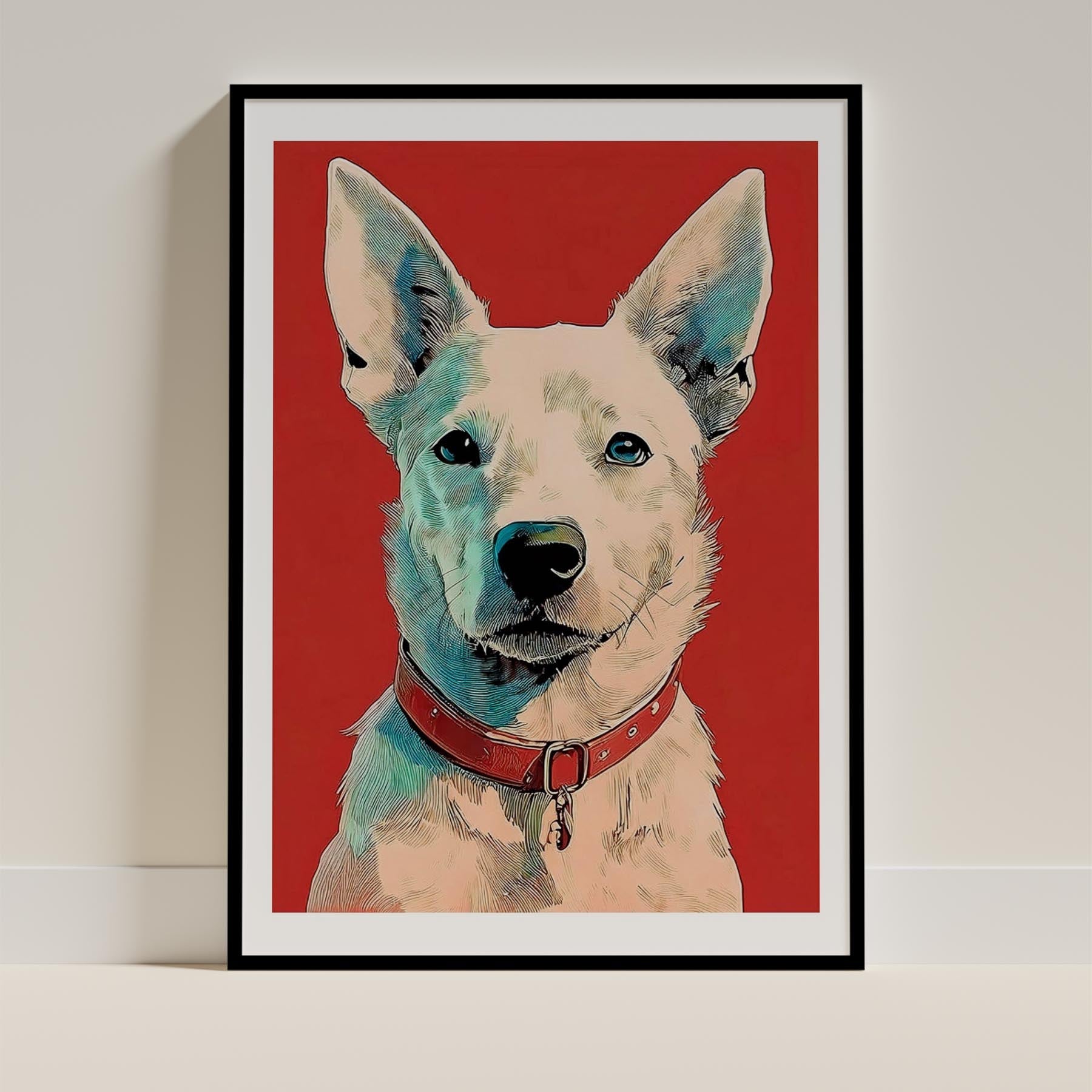 Australian Cattle Dog Dog Art Print Unframed Vol 1 | 11 Unique Designs | Wall Art Gift for Dog Lovers - Image 3 | Dogsy & Co